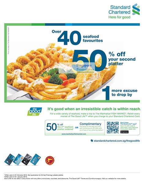 Standard chartered dining promotions 2019; Standard Chartered 15 Aug 2012 » Manhattan Fish Market ...
