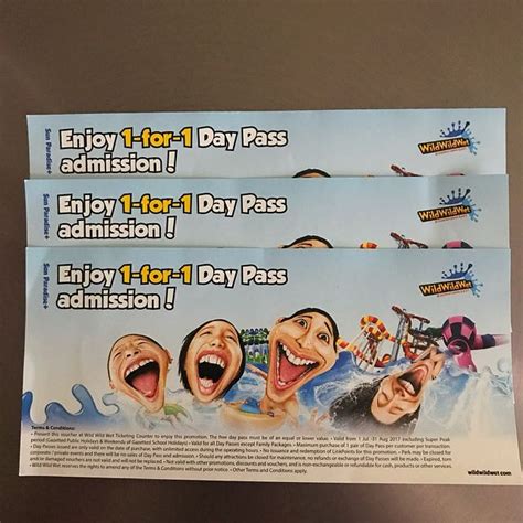 1 For 1 Wild Wild Wet Day Pass Admission Tickets And Vouchers Local