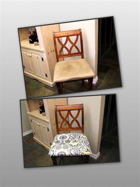 Finally Got Around To Reupholstering My Kitchen Chairs ~paula G