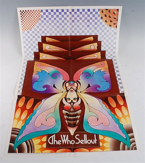 The Who Sell Out Original Poster Issued With The 1st Pressing Of The Album Of The Same Title F