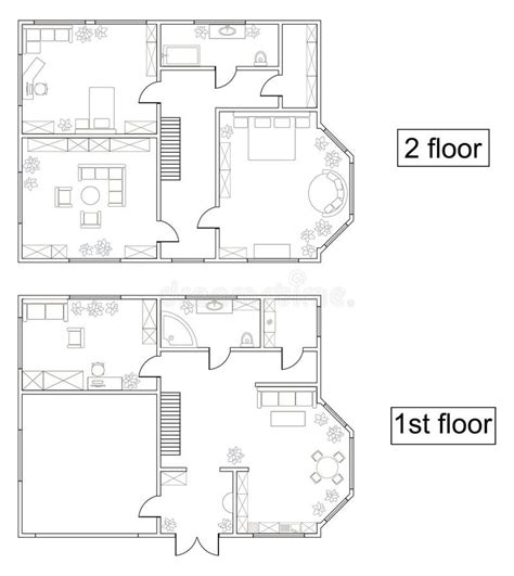 2 Storey House Floor Plan With Perspective Pdf Inspiring Home Design Idea