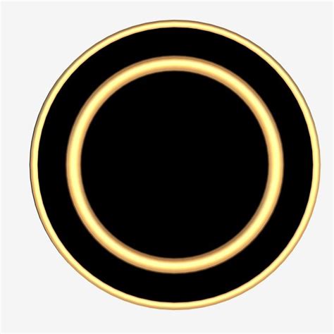 Gold Glitter Circle Clipart Vector Black Gold Circle Border Circle