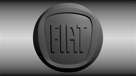 Fiat Logo 3d Model From Youtube