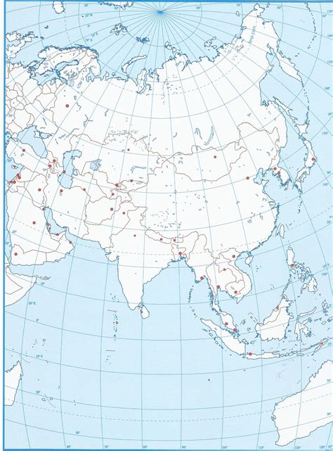 Mapa mudo fisico asia para imprimir. Mapa Politico De Asia Mudo Tamaño Folio