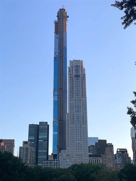 The Worlds Tallest Residential Building Central Park Tower Tops Out