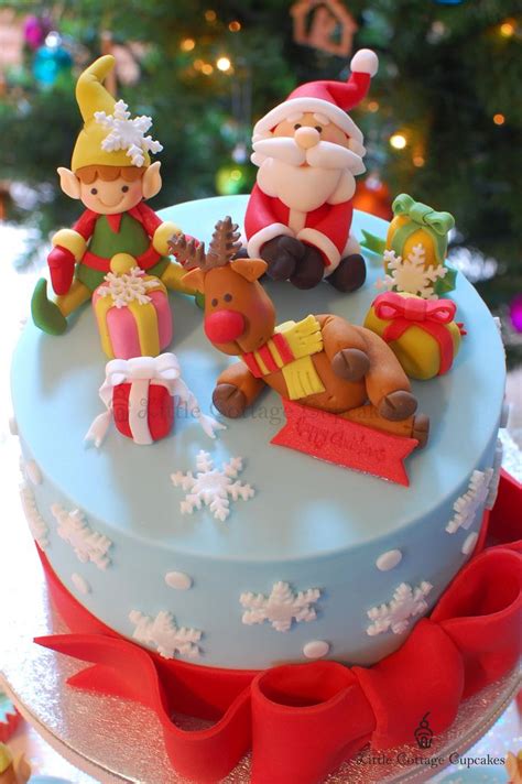 With christmas just around the corner, what better way to get into the christmas spirit than to do some you have come to the right place at the best ideas for kids to get inspired with so many fun. Top 16 Cute Single Tier Christmas Cakes - Unique Happy New ...