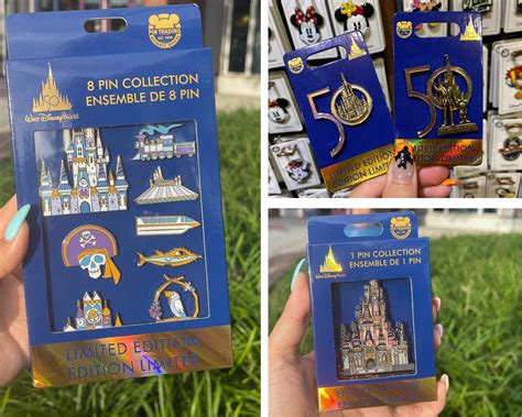 Photos Limited Edition Walt Disney World 50th Anniversary Pins