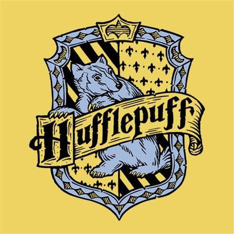 Hufflepuff Crest T Shirt Official Harry Potter Merchandise Redwolf