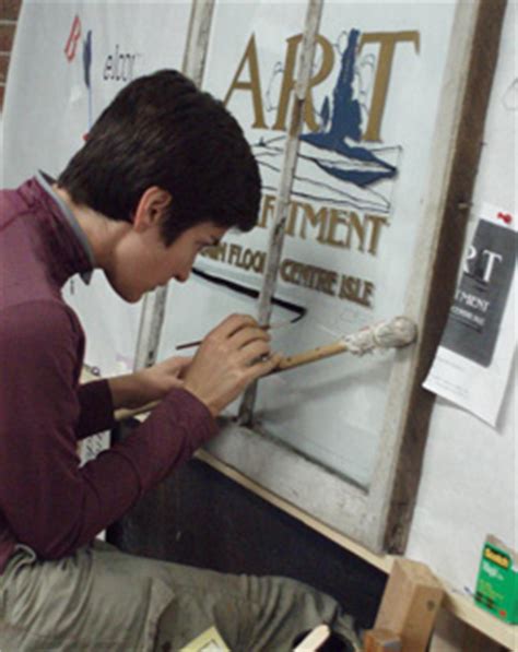 For the holidays or anytime, use an old board or a cabinet door to post your favorite message. Sign Painting: a timeless art and a professional ...
