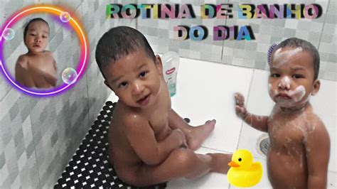 Rotina De Banho Do BebÊ Marcelo De 1 Ano E 9 Meses Quais Produtos Uso