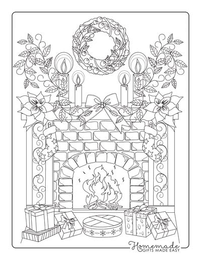 Victorian Christmas Coloring Book For Adults Relaxation Greyscale