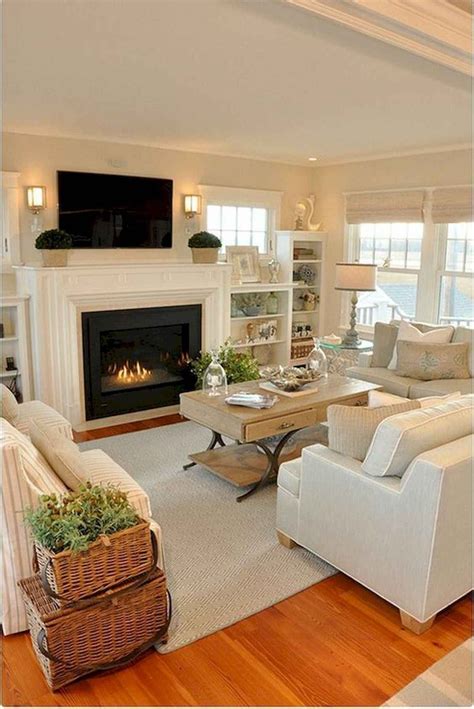 30 Elegant Farmhouse Living Room Decor Ideas 1