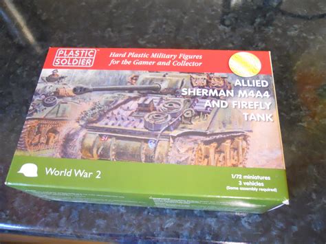 Plastic Soldier Company M4a4 Sherman Pk Of 3 Sands Models