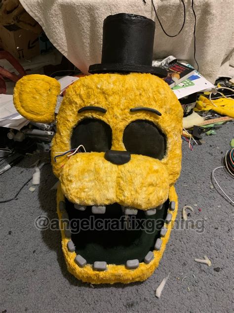 How To Make Golden Freddy Halloween Costume Gails Blog