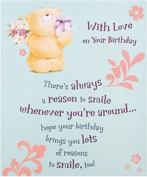 Hallmark Forever Friends Birthday Card With Love Small