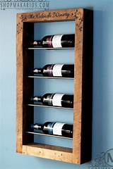 Rustic Wall Wine Rack Images