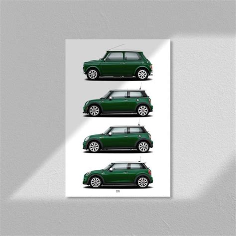 Mini Cooper Evolution Poster Mk7 R50r53 R56 And F56 Etsy