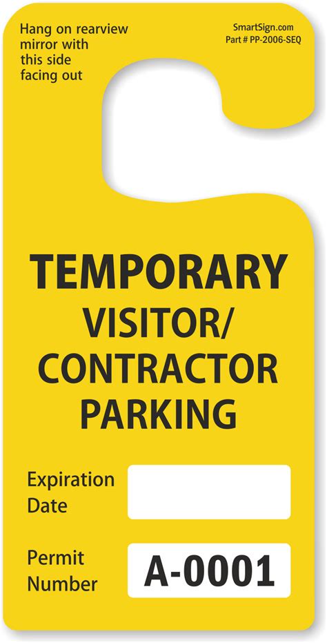 Contractor Parking Passes Contractor Parking Permits