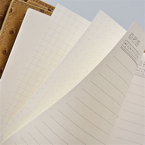 A5 A6 A7 Refill Paper 6 Holes Inserts 96 Sheets 192 Pages Etsy