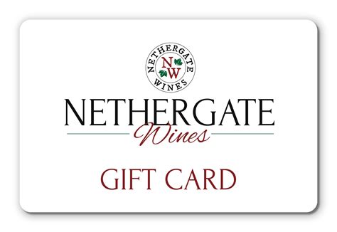Nethergate Wines T Card Wine T Voucher Wine Ts