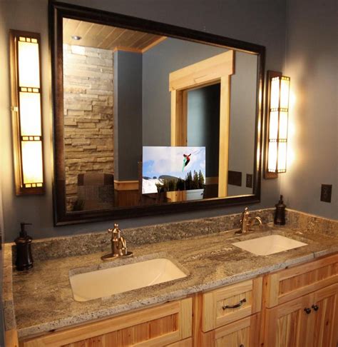 Buy waterproof mirror tv for the bathroom with vibration speakers and smart tv on the glass is the speaker now and there is no hole needed, that's really a great benefit for the front of our tv is the real safe tempered magic mirror glass. Seura's TV mirror flawlessly integrates the technology you ...