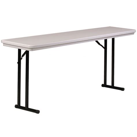 18 X 72 Off Set Leg Folding Seminar Table In Folding Tables
