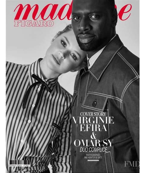 Cover Of Madame Figaro France With Virginie Efira Omar Sy March 2020