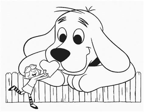 Print all of our coloring pages for free. Puppy Clifford Coloring Pages at GetColorings.com | Free printable colorings pages to print and ...
