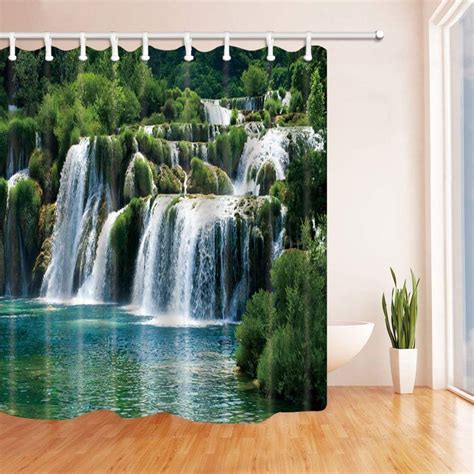 Bpbop 3d Digital Printing Waterfall Decor Waterfall In Tropic