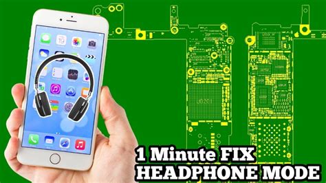 How To Fix Stuck Headphone Mode On Iphone 6 Hardware Youtube