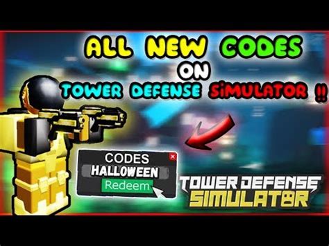 The process to redeem the codes is very simple. ALL NEW CODES ON TOWER DEFENSE SIMULATOR!! (HALLOWEEN) / OCTOBER 2019 / ROBLOX | ROBLOX