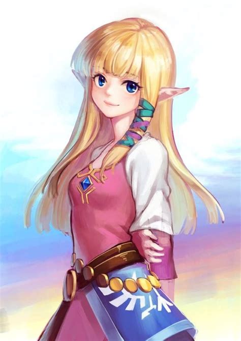 Skyward Sword Princess Zelda Minecraft Skin