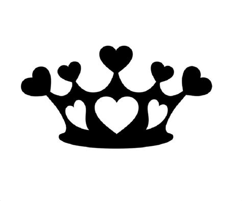 Queen Crown Decal For Helmets Cars Windows Decal Etsy