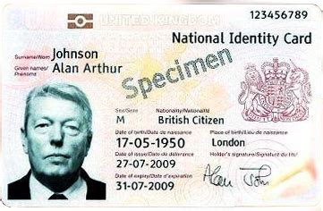 Verify your identity with an acceptable. National Identity Cards