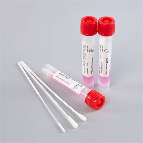 Swab Viral Sampling Transport Tube With Ml Non Inactivated Media