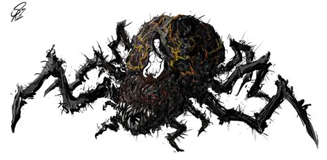 Chaos Witch Quelaag By Halycon450 On Deviantart Dark Souls Horror