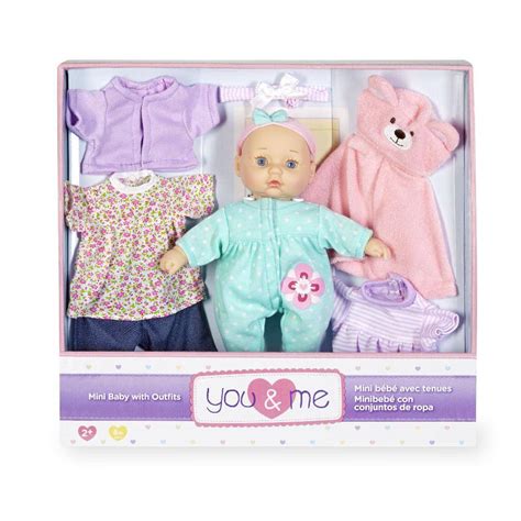 You And Me 8 Inch Mini Baby Doll With Fashion Outfits Set Играландия