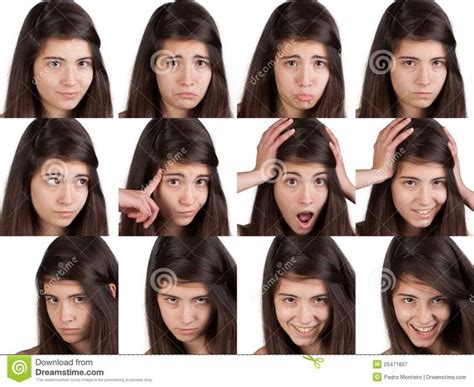 Different Facial Expressions Girl Stock Photos Images And Pictures