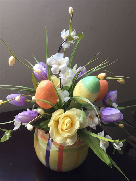 Easter Egg Arrangement Arrangement Floral Easter Eggs