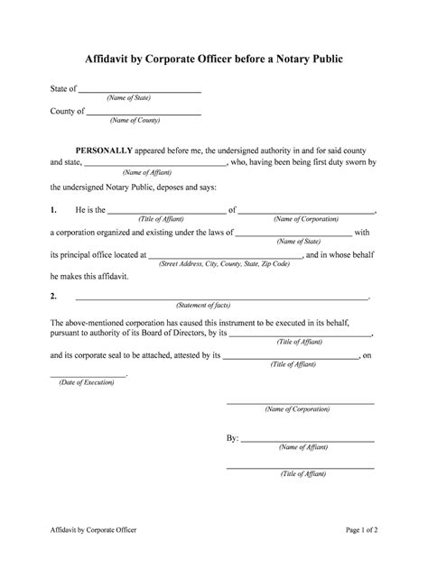 How To Fill Out Affidavit Form Online