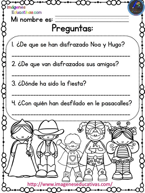Lecturas Comprensivas Para Primaria Noa Y Hugo 8 Imagenes Educativas
