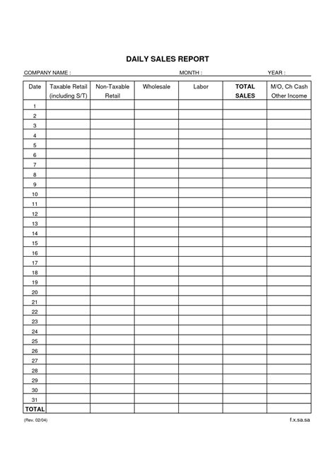 Free Monthly Sales Report Template Excel Excel Templates
