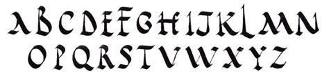 The Roman Alphabet For Calligraphers