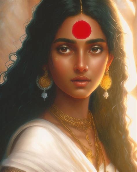 Instagram Indian Women Painting Indian Art Paintings Digital Portrait