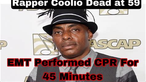 Rapper Coolio Dead At 59 Found On Friends Bathroom Floor Friend Desperately Tries To Save Him