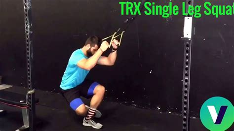 Trx Single Leg Squat Youtube