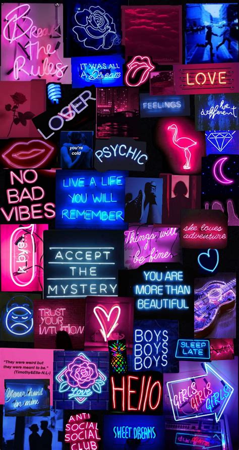 Top More Than 66 Neon Wallpaper Aesthetic Best Incdgdbentre