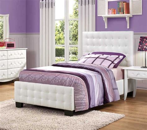 Sparkle Upholstered Bed White In 2020 Kids Bedroom