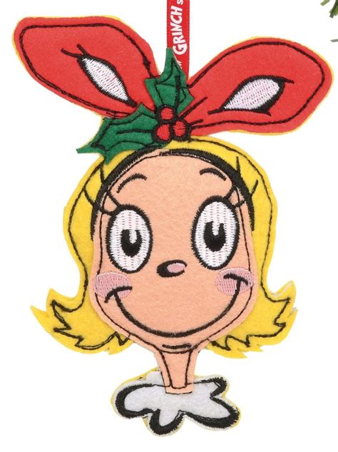 How The Grinch Stole Christmas Dr Seuss Cindy Lou Who Holiday Ornament