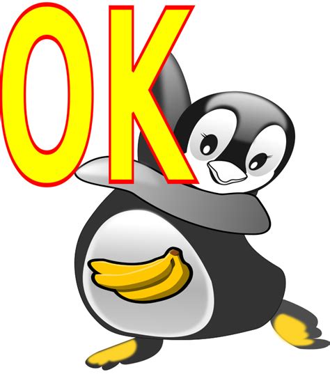 Ok Penguin Openclipart